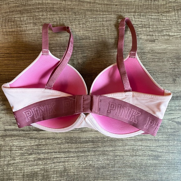 VS PINK lightly lined t-shirt bra 32DD - Picture 2 of 4